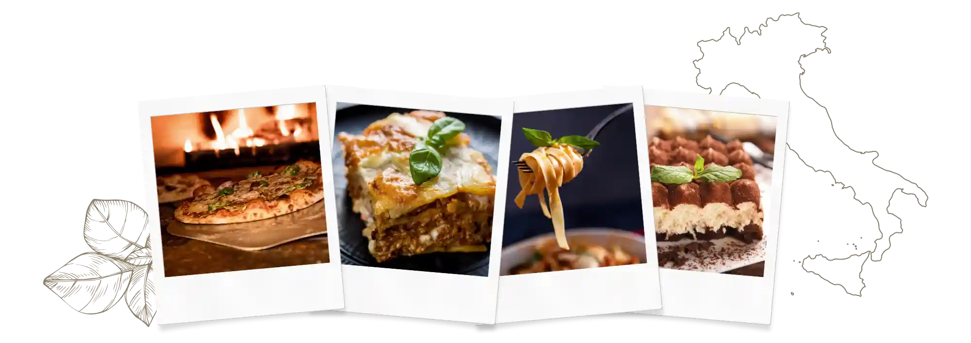 Italienische Speisen, Pizza & Pasta